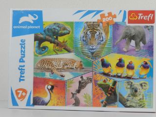 Obrázek z Puzzle Planeta zvířat 48x34cm 200 dílků v krabici  